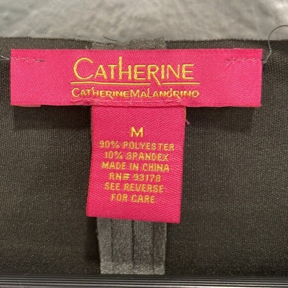 Catherine Malandrino Gray Faux Suede Leather Button Up Duster Jacket Size Medium - Picture 5 of 10